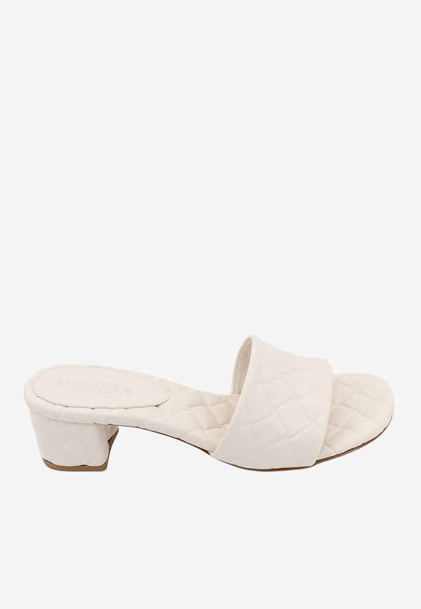 Amy 45 Intreccio Leather Mules