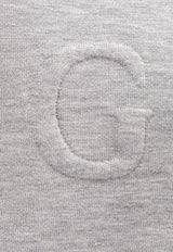 Logo-Embossed Hooded Sweatshirt