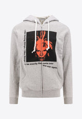 Andy Warhol Print Zip-Up Hoodie