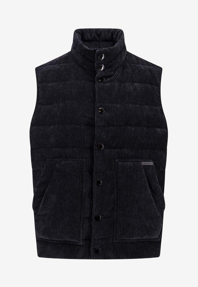 Corduroy Padded Vest