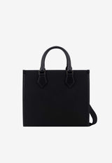 Logo Print Canvas Tote Bag