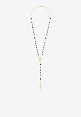 Rosary Gemstone Necklace