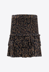 Naomi Floral Print Mini Skirt