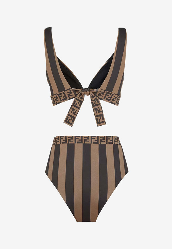 FF Jacquard Stripe Pequin Bikini