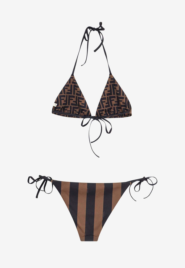 Colorblocked Reversible Bikini