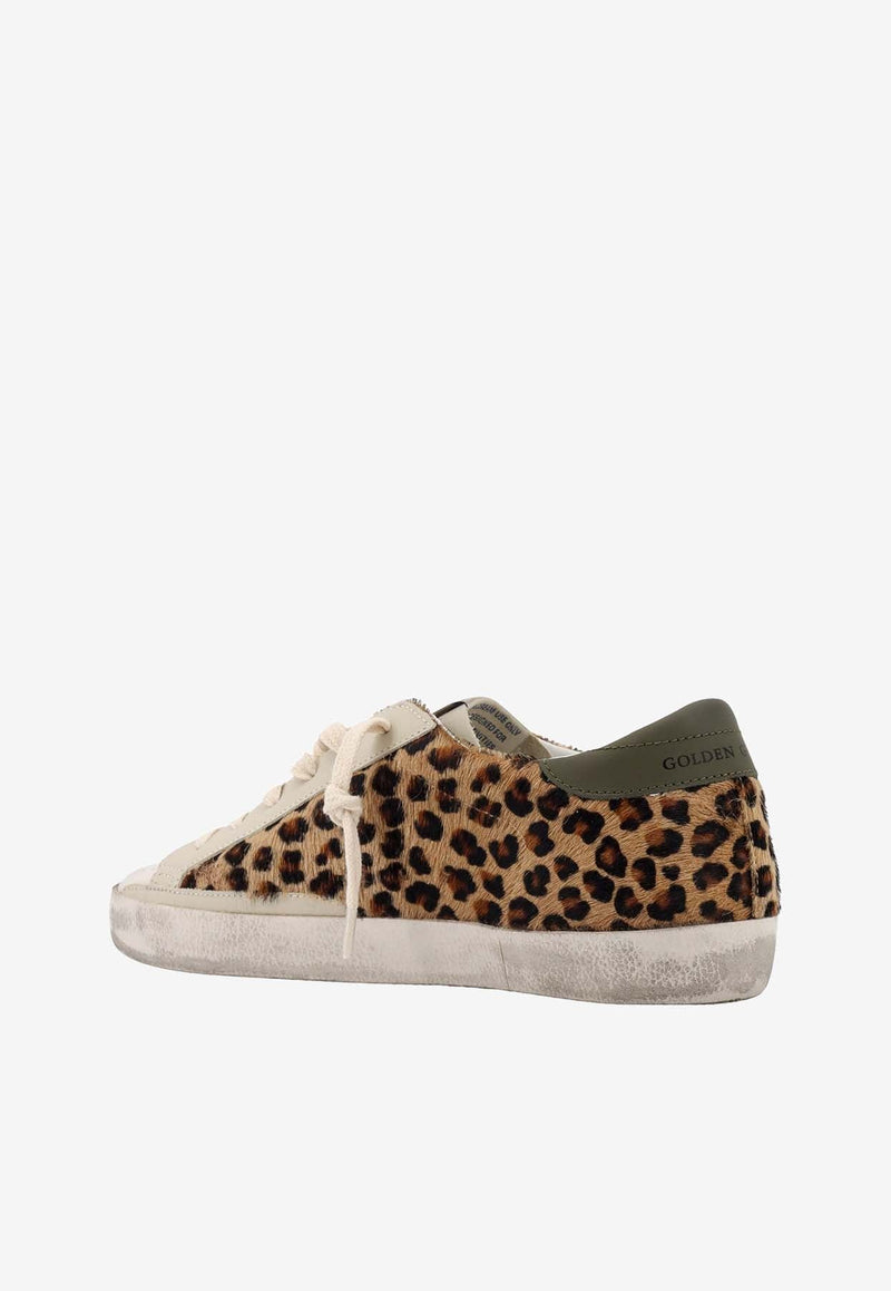 Superstar Animal Print Leather Sneakers