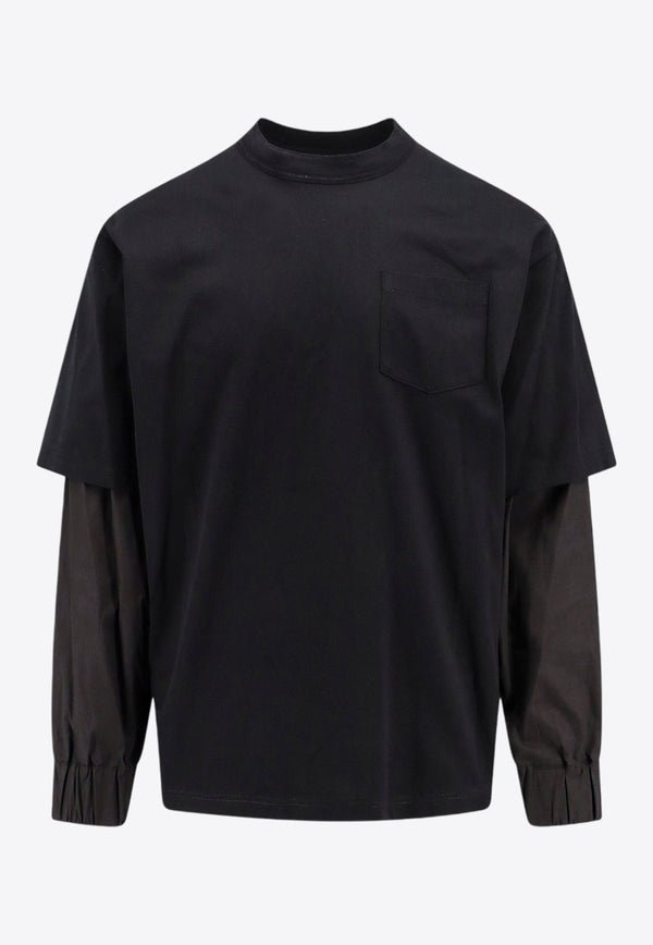 Long-Sleeved Layered T-shirt