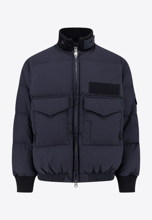 High Neck Zip-Up Padded Jacket