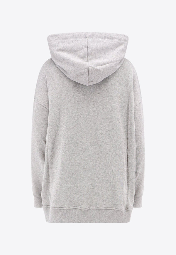 V Detailed Hooded Sweatshirt