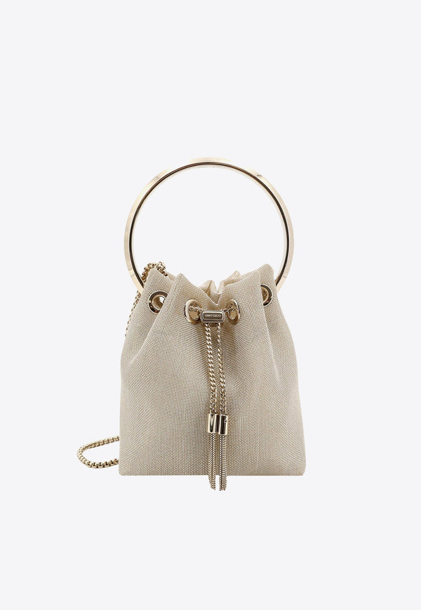 Bon Bon Metallic Mesh Bucket Bag