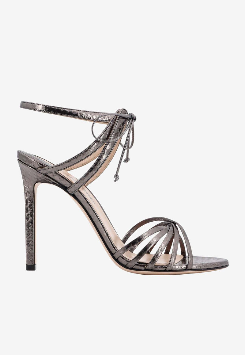 Angelica 105 Snakeskin Leather Sandals