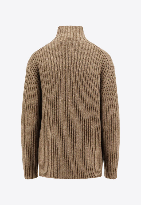 Fobello High-Neck Cashmere Sweater