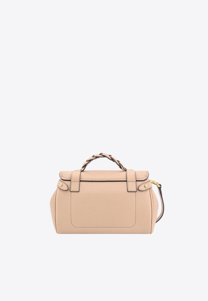 Mini Alexa Leather Top Handle Bag