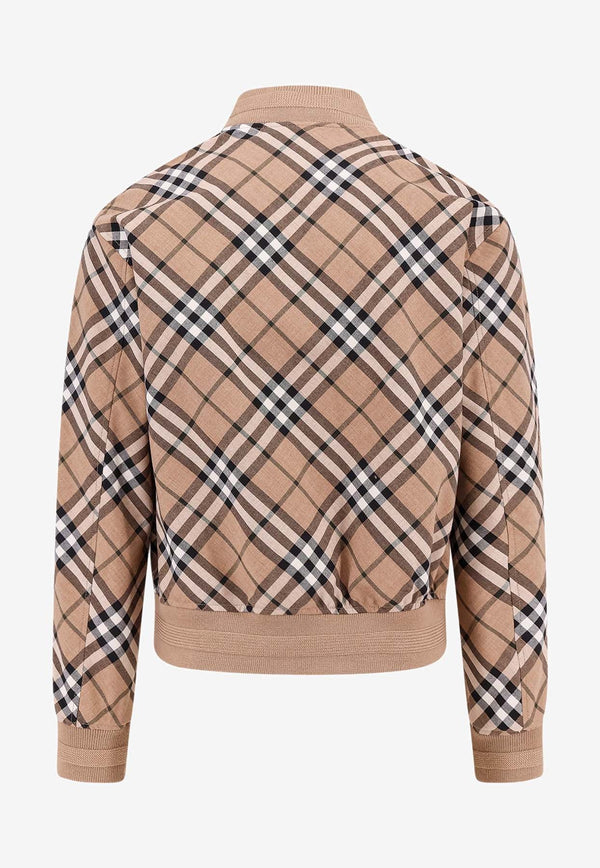 Signature Check Harrington Bomber Jacket