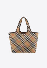 Medium Check Tote Bag