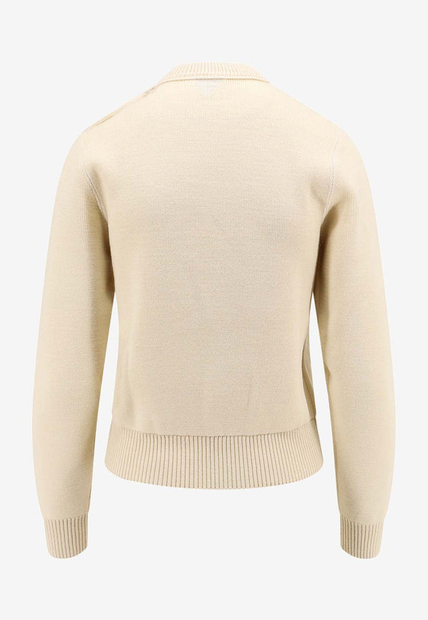 Knot Detail Ribbed Sweater
