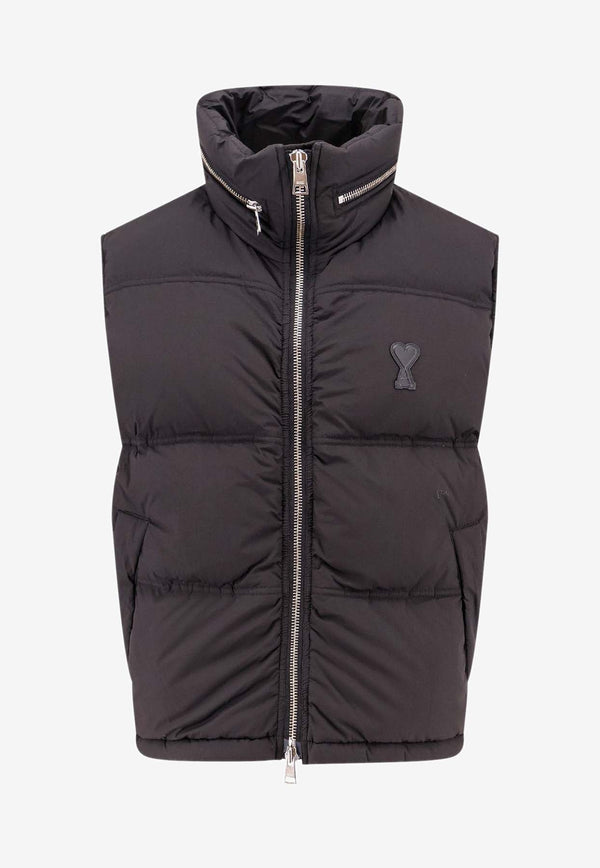 Ami De Coeur Zip-Up Puffer Vest