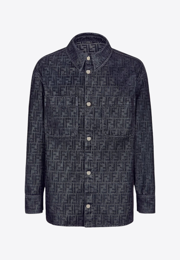 FF Jacquard Denim Jacket