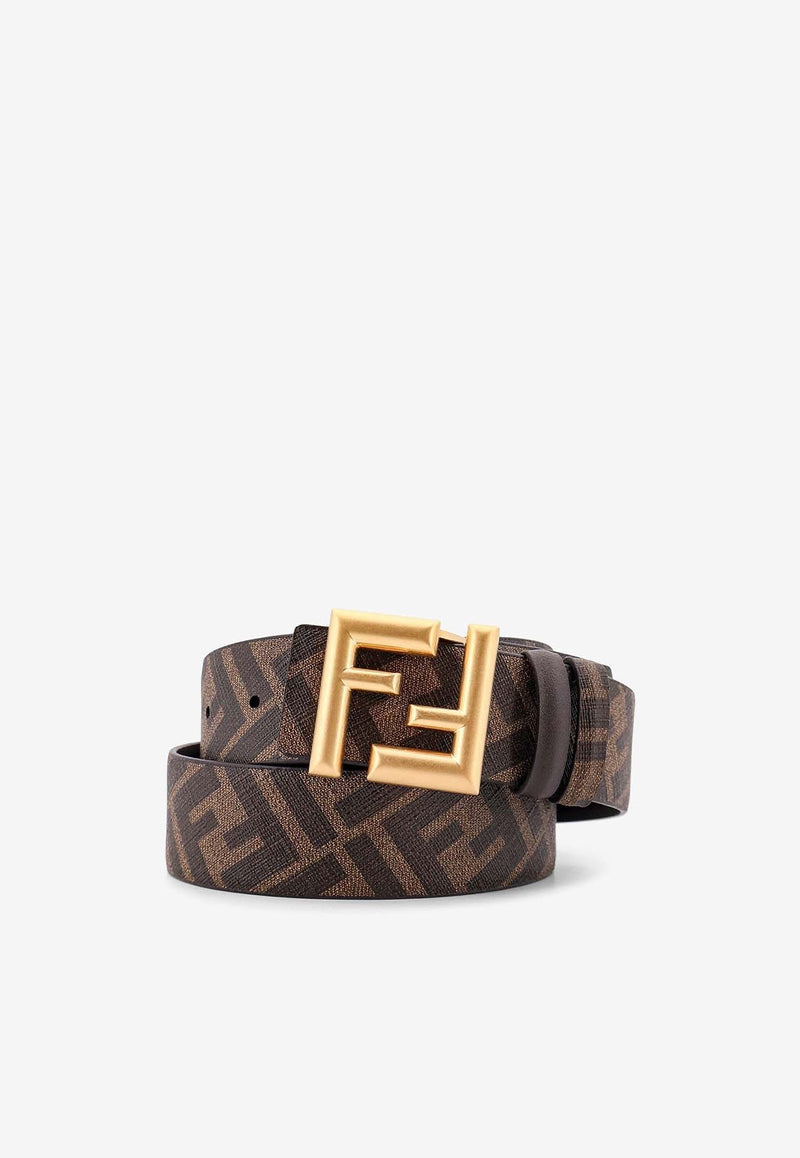 FF Monogram Reversible Leather Belt