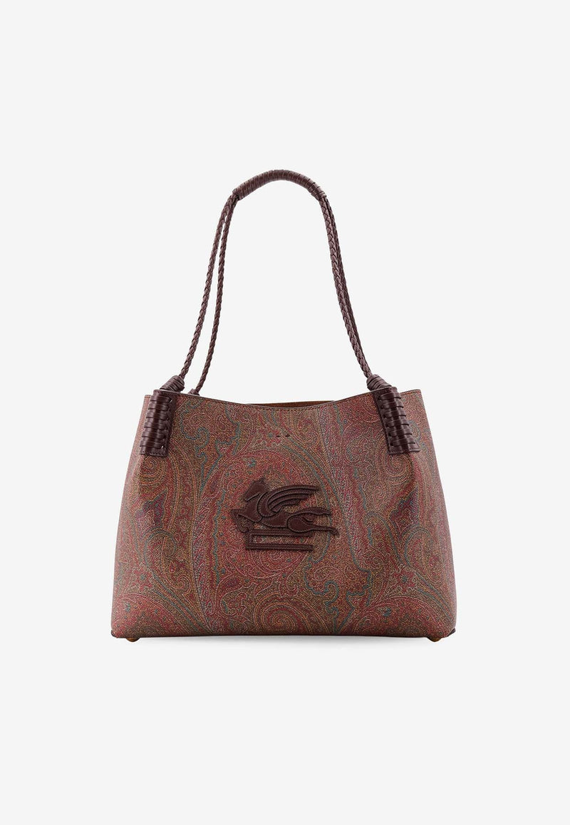 Small Paisley Jacquard Tote Bag