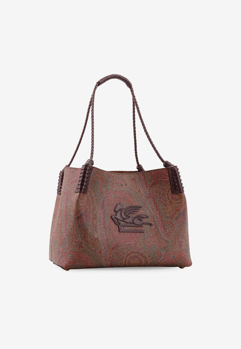 Small Paisley Jacquard Tote Bag