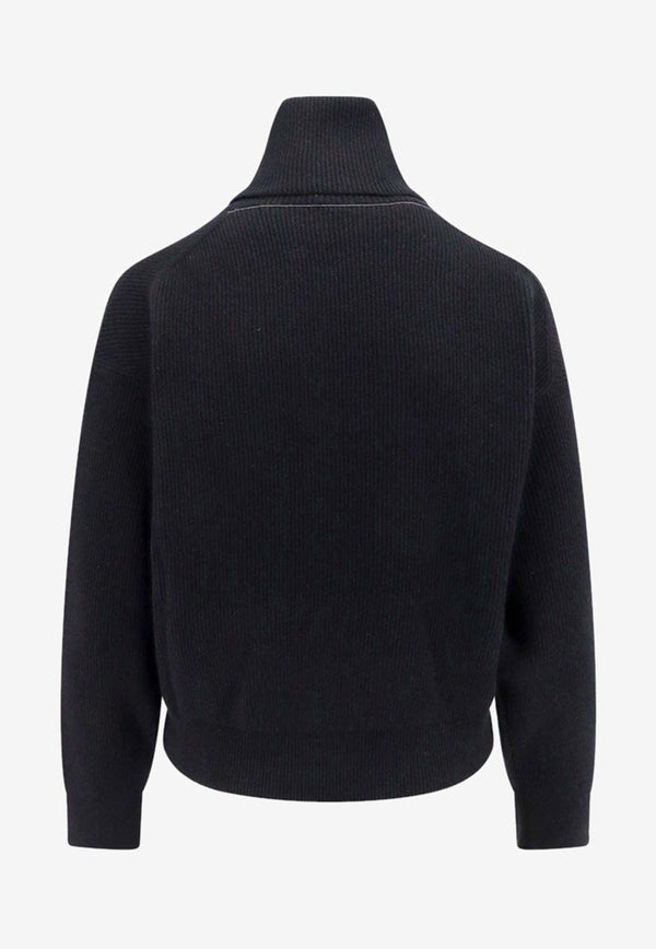 Wool-Blend Turtleneck Sweater