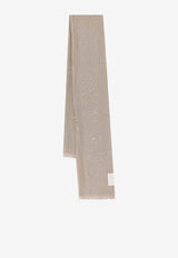 Sequined Cashmere-Blend Scarf