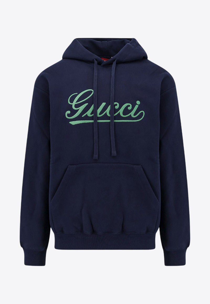 Embroidered Logo Hooded Sweatshirt