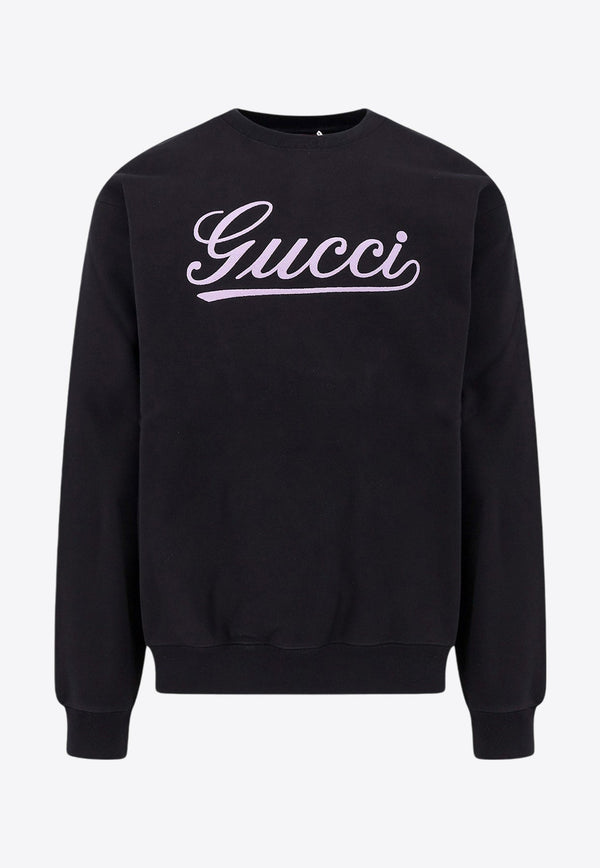 Logo Print Crewneck Sweatshirt