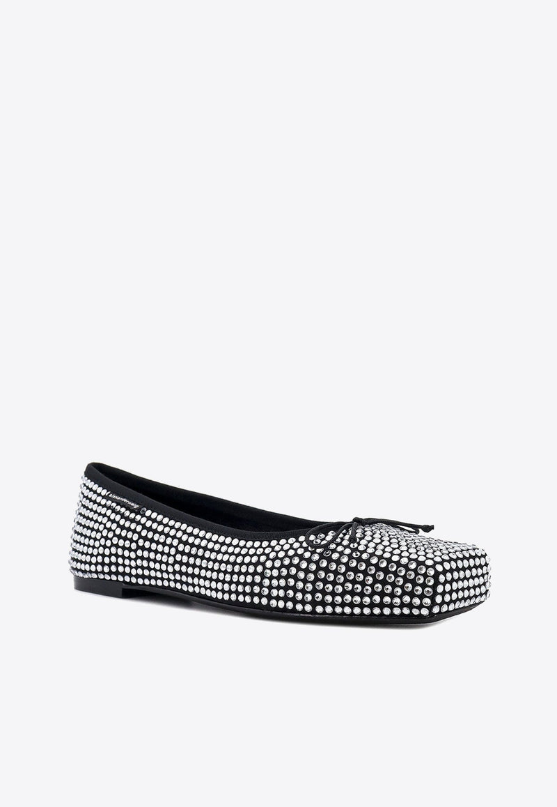 Billie Rhinestone Embellished Ballet Flats