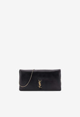 Mini Calypso Padded Leather Clutch Bag