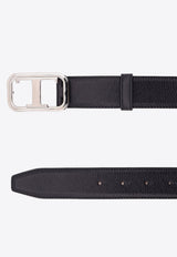 T Monogram Leather Belt