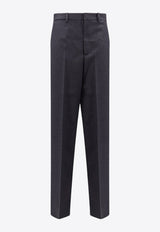 Tailored Wool Flared Pants