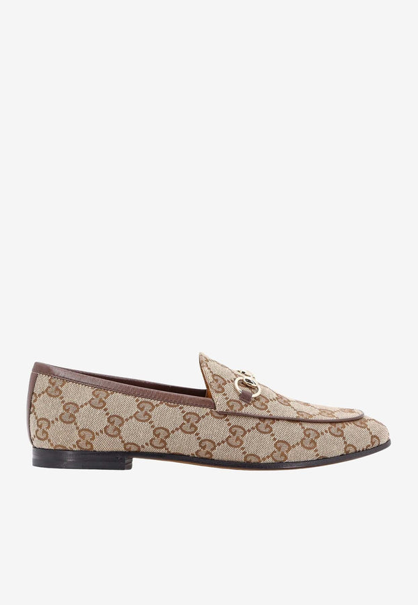 Jordaan Horsebit GG Canvas Loafers