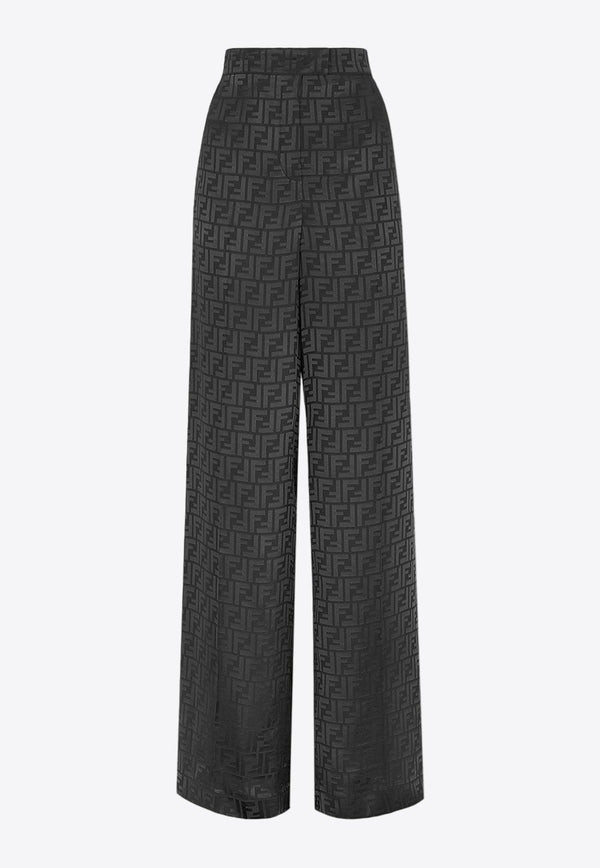 FF Monogram Wide-Leg Pants