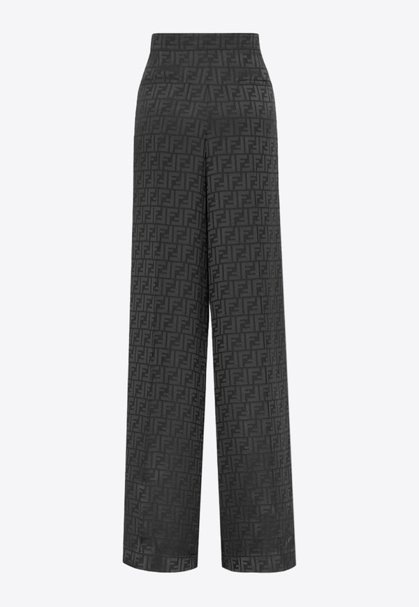 FF Monogram Wide-Leg Pants