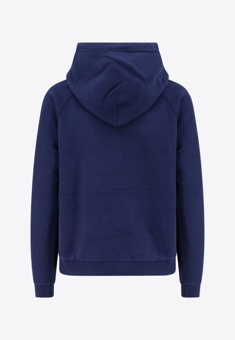 Logo Embroidered Hooded Sweatshirt