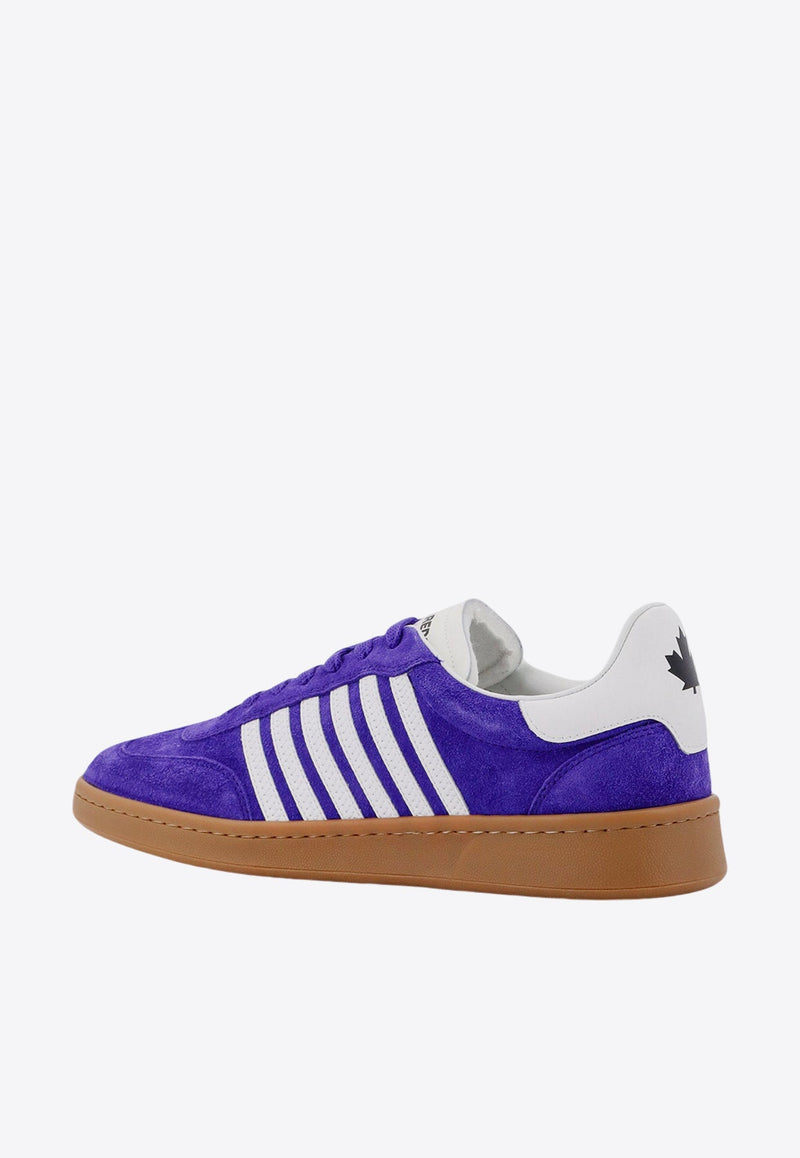 Boxer Leather and Suede Sneakers