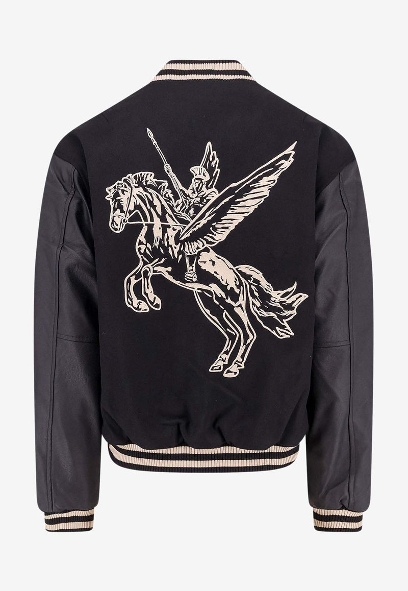 Mascot Wool Varsity Bomber Jacket