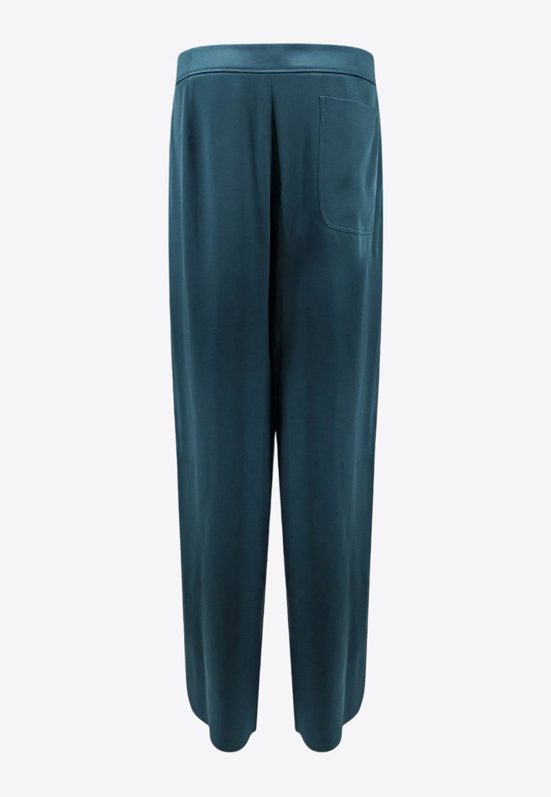 Wide Silk Pants