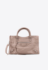 Le City Leather Top Handle Bag