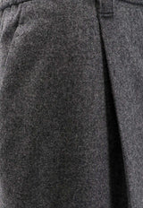 Straight-Leg Tailored Pants