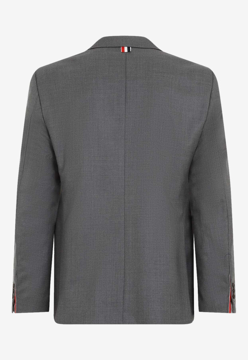 Single-Breasted Wool Blazer