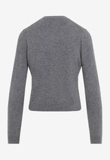 Cashmere Crewneck Cardigan