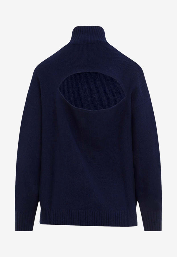 Convertible Turtleneck Sweater