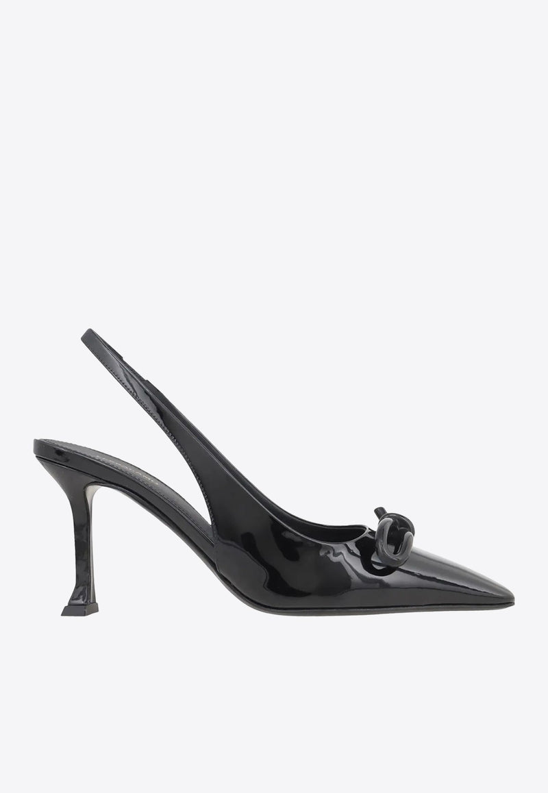 Arlene 85 Slingback Pumps in Patent Leather