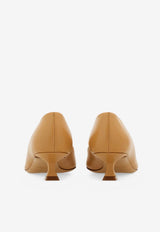 Zelma 40 Vara Bow Nappa Leather Pumps