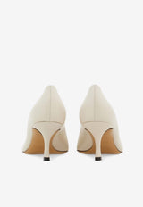 Bria 60 Cap-Toe Pumps in Calf Leather