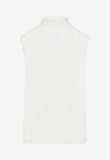 Sleeveless Knitted Wool Top