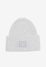 Large Face Logo Wool Beanie